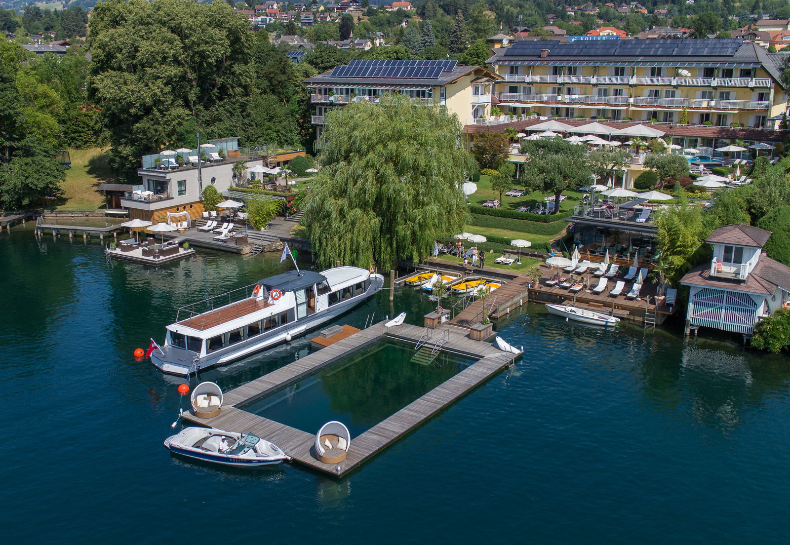 Luftaufnahmen- Koller's Hotel Seeboden