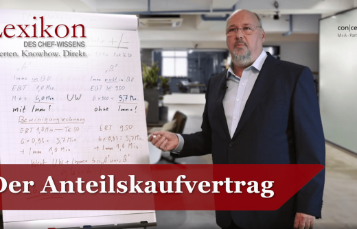 Der Anteilskaufvertrag